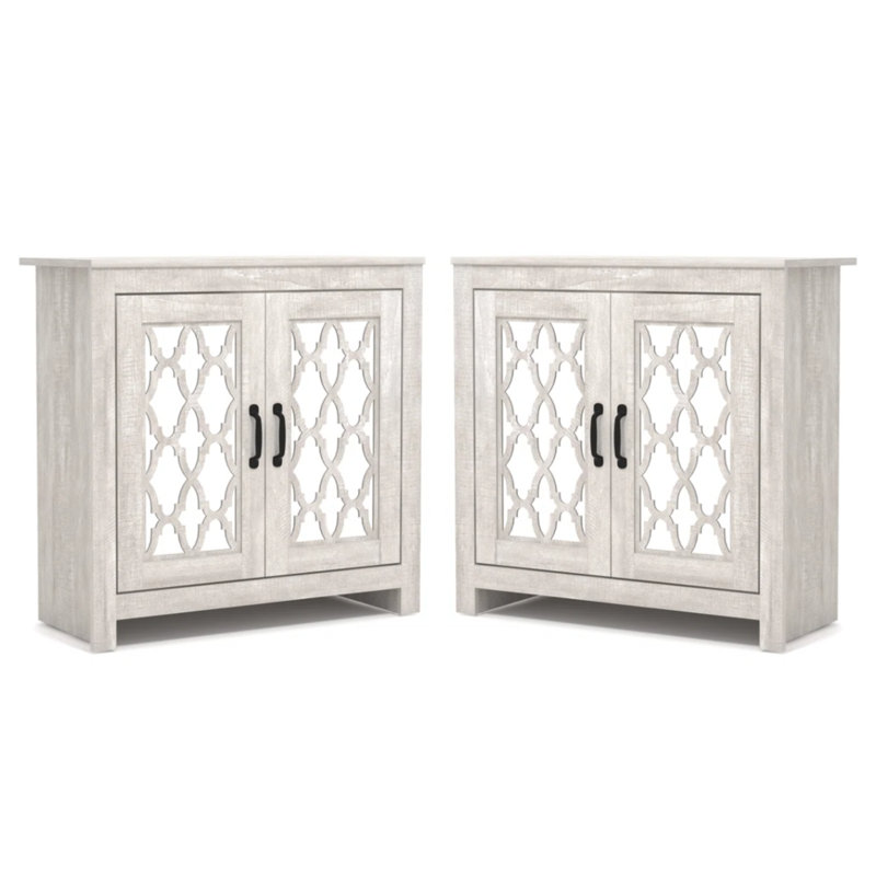 Chessani 2 Piece Shoe Storage, Dusty Gray Oak