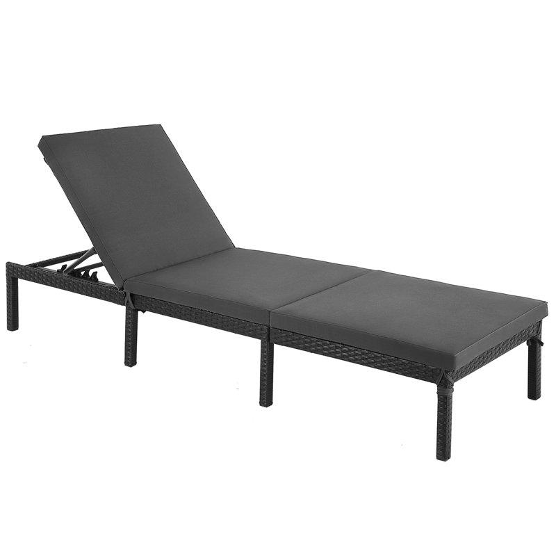 Alvinia 198cm Long Single Chaise with Cushions