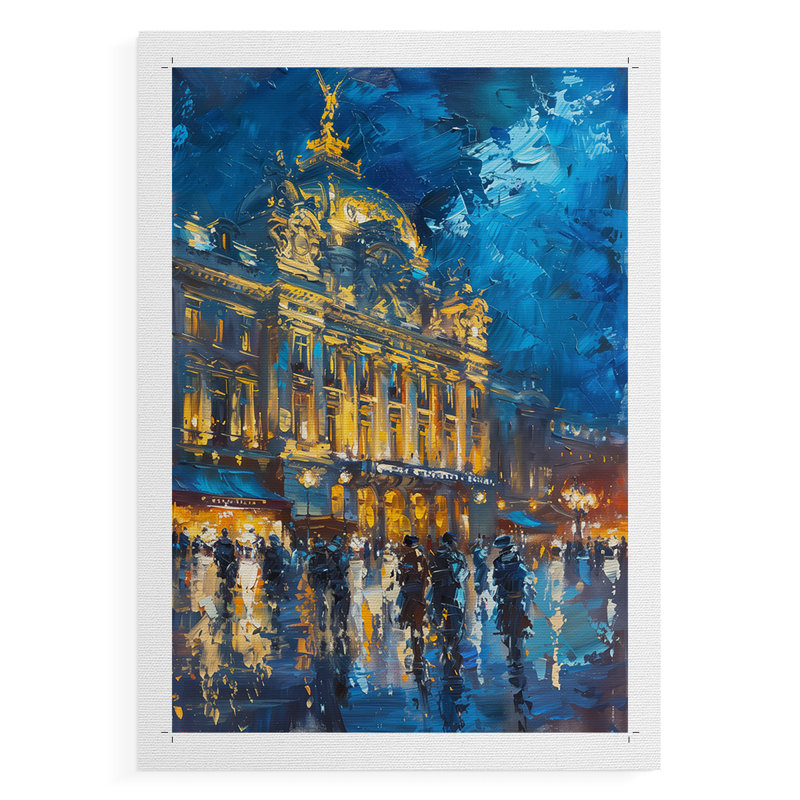 Paysages série CCDV - Impression sur toile seulement - NON-CADRE, H 18 po x l 12 po