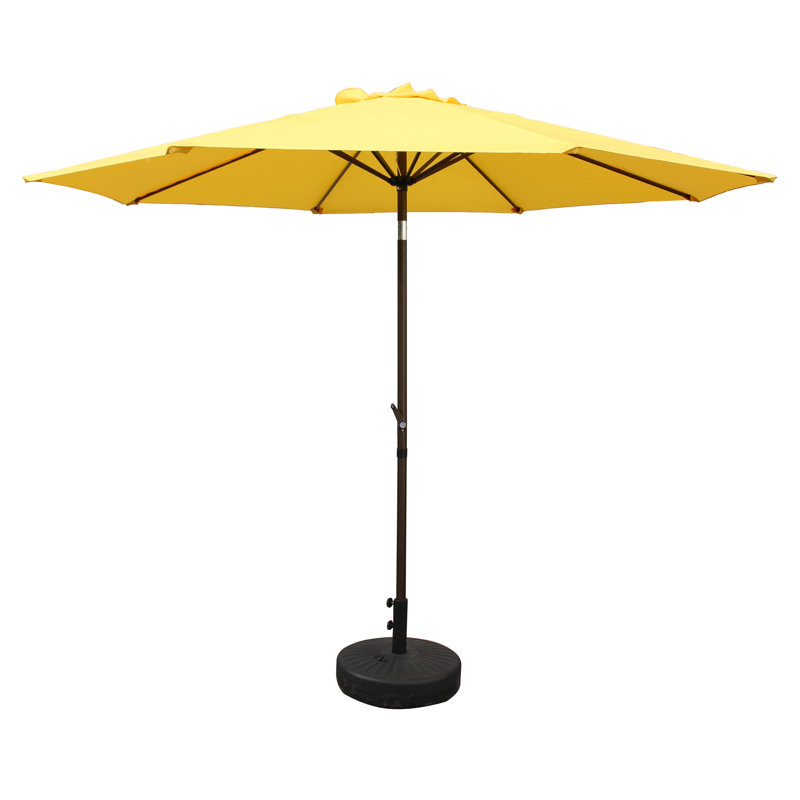 Parasol de marché 9 pi Patson, Jaune, H 94 po x l 118 po x P 118 po