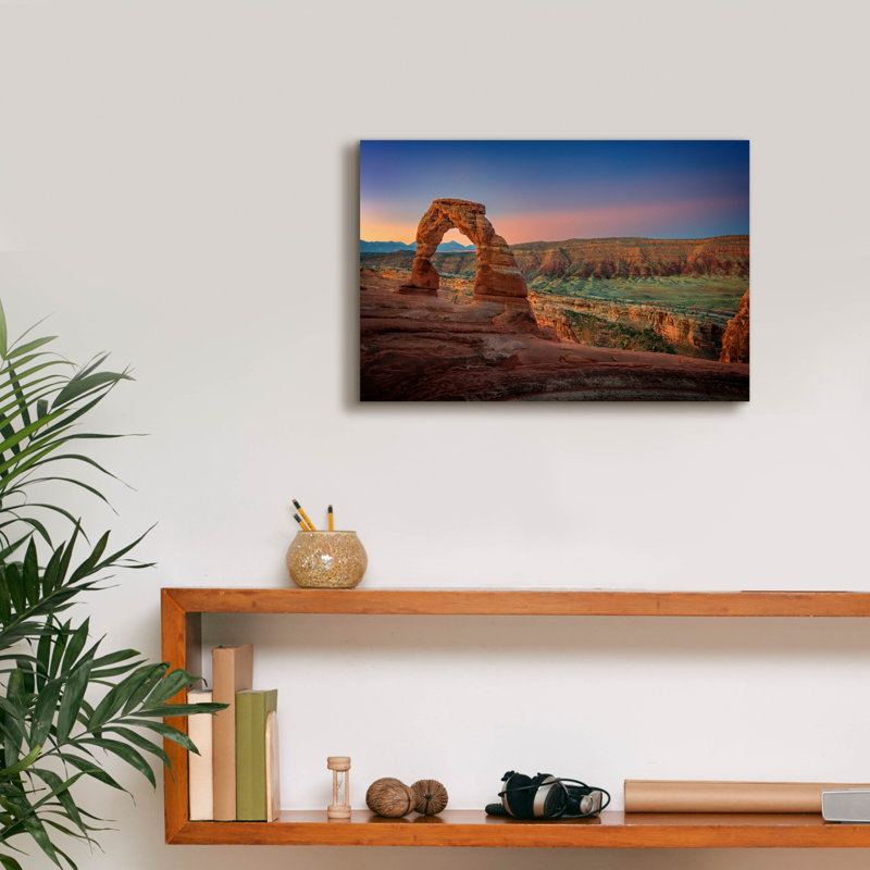 Epic Graffiti 'Delicate Dawn' by Rick Berk Canvas Wall Art, 60" x 40", H 12 po x l 18 po x P 0,75 po