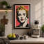 Golden Starlet Pop Art - Wrapped Canvas-111734496-111734506