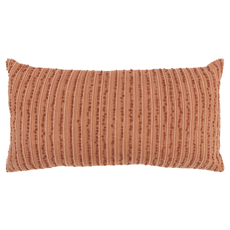 Coussin en polyester / viscose Leifsson, Corail