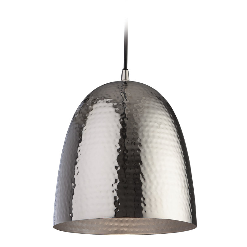 Assam 1 - Light Dome Pendant, Nickel / Matt Nickel