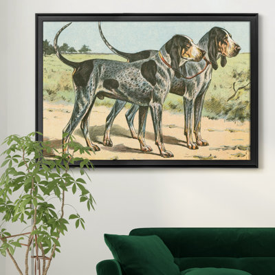 «Mans Best Friend VIII», reproduction d'art sur toile encadrée