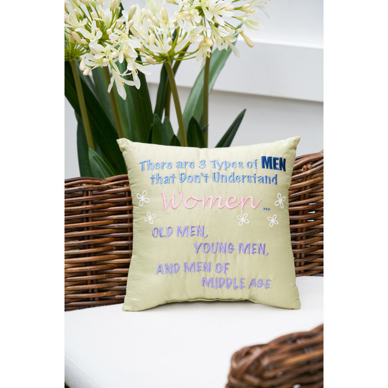 3 Types Throw Pillow