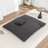Grey Floor Bean Bag With Removable Corduroy Cover, Soft Foam Filler, No Assembly, Great For Watching Tv In Living Room Lazy Bag, Skin - Fabric, Seat, Ideal Relaxing Game-163603622
