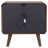 Dark Walnut 2-drawer Nightstand