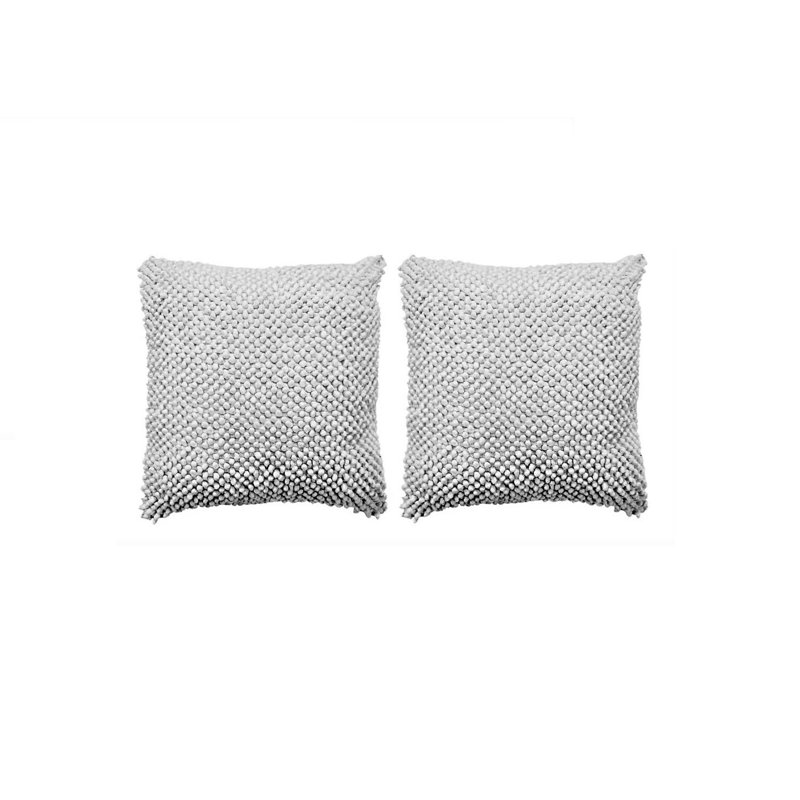 Cotton Reversible Pillow Cover, Brilliant White