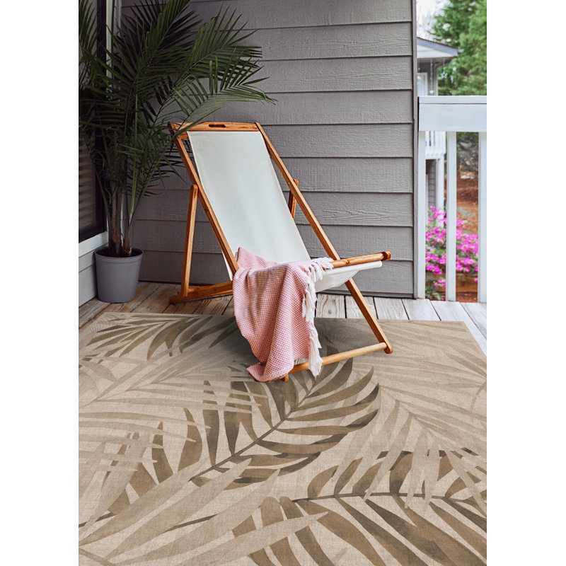 Alxander Floral Vinyl Area Rug, Rectangle 140 x 200cm