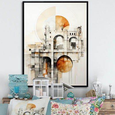 Impression sur toile Grey Bridge Minimalistic II - Cityscapes