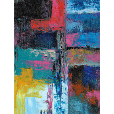 Abstract Composition 968 Print by Angel Estevez