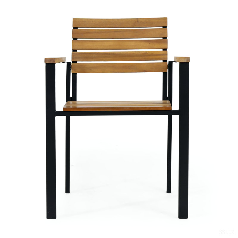 Chaise en bois et métal Laris