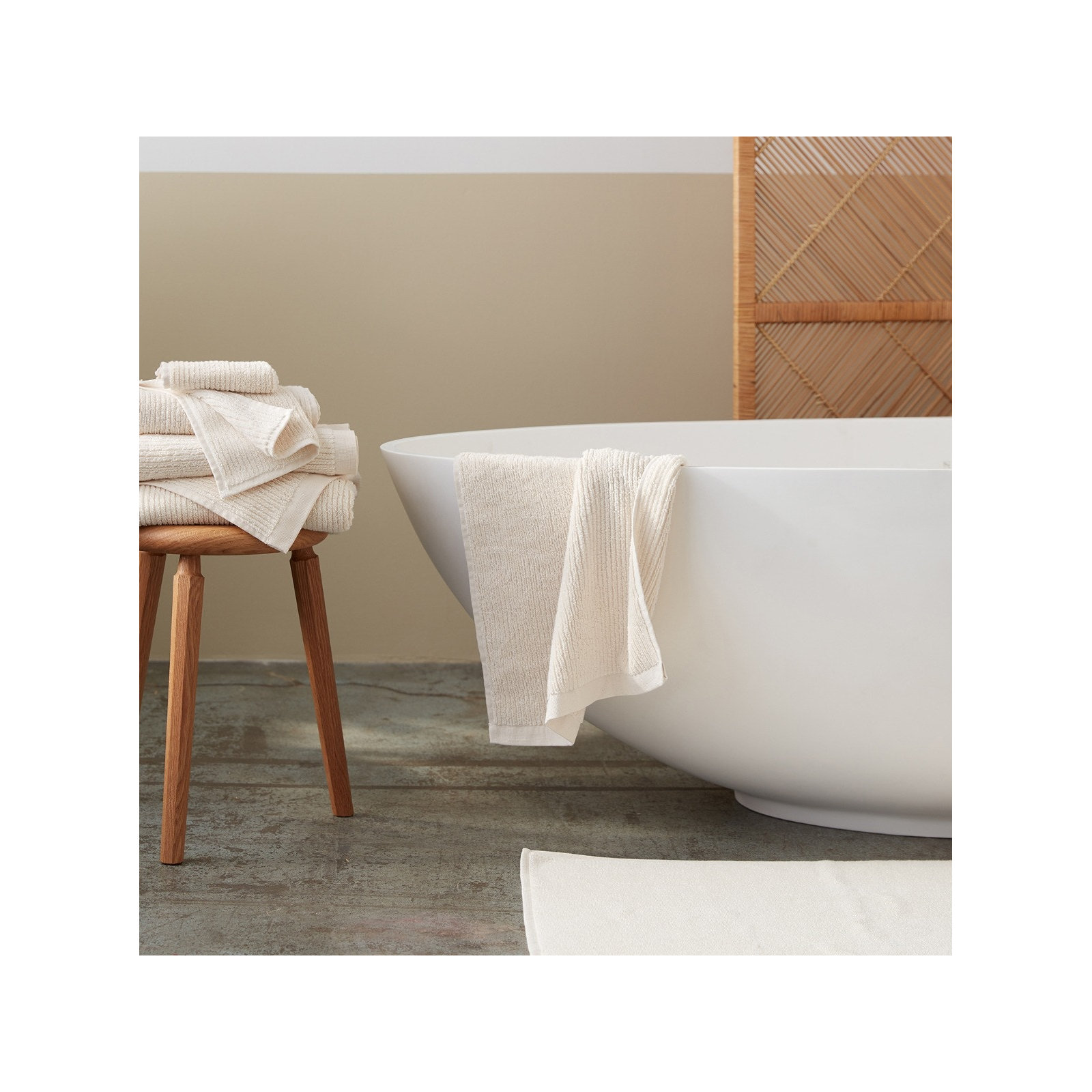 Temescal Organic 100% Organic Cotton Bath Mat, Undyed
