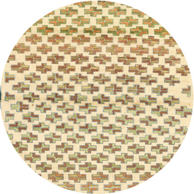 Tapis brun/beige contemporain