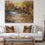 «Forest Stream», reproduction d'art sur toile Nature Stream - Stream in Forest-928144396-928144384