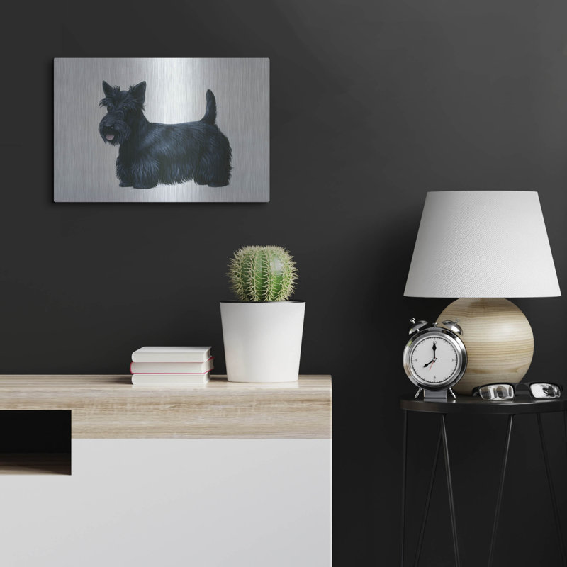 «Scottish Terrier» par Harro Maass, H 16 po x l 24 po