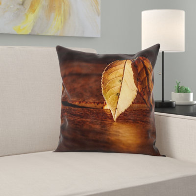 Housse et insert de coussin carré Leaf