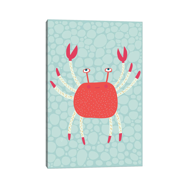 Crab by Nic Squirrell - Wrapped Canvas Gallery-Wrapped Canvas Giclée, 101.6 cm H x 66.04 cm W x 1.91 cm D