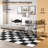 Heavy Duty Metal Twin Daybed with Pop-Up Collapsible Trundle, Steel Slat Platform & Stylish Headboard, Adjustable Guest Sofa Bed for Living Room or Bedroom - Sand Texture Black with Black Board-1411971070