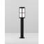 Black Metal Bollard Light