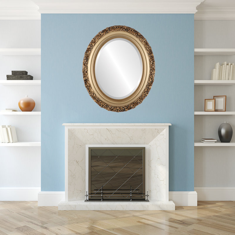 Miroir d'appoint Winegar, Or du désert, 21 po x 17 po