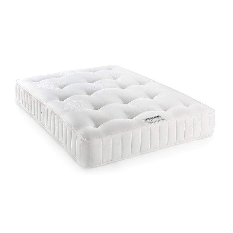 Deloss Upholstered Storage Bed with Mattress, Double (4'6)