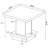3-Piece Square Coffee And End Table Set