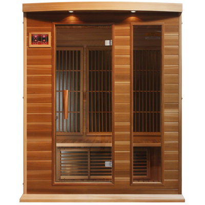 Dynamic Saunas 3 - Person FAR Infrared Sauna in Cedar
