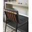 Chaise à hauteur de comptoir avec revêtement-1806556134