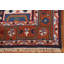 Tapis géométrique traditionnel en laine indien 4 x 6