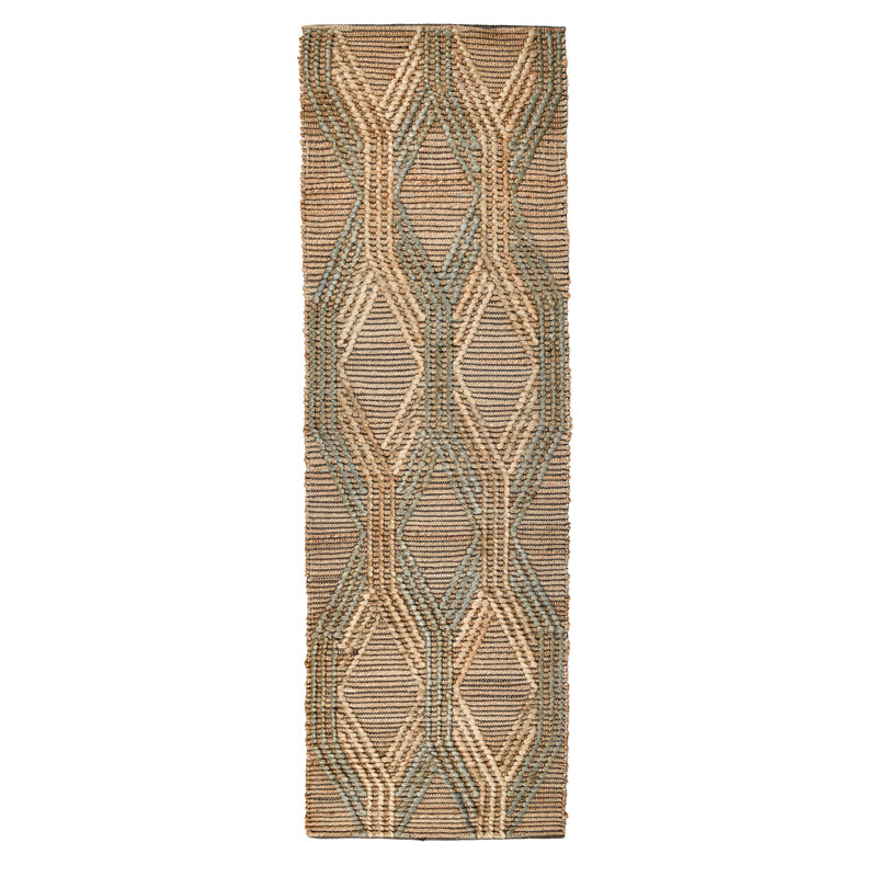Geometric Indoor Rug, Rectangle 2'6'' x 8'