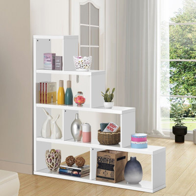 Rovenia 162cm H x 155cm W Step Bookcase