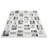 Abani Rugs Olessja Collection NOM140A Cream Grey Checkered Bordered Pattern Geometric Area Rug-712383039