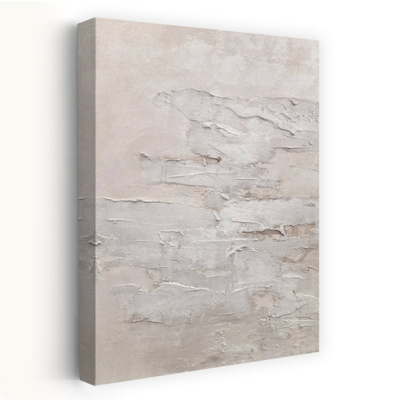 Mur de sable, art abstrait minimaliste, H 48 po x l 32 po