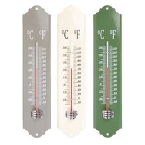 Wayfair  Solar Powered Thermometer Outdoor Thermometers You'll