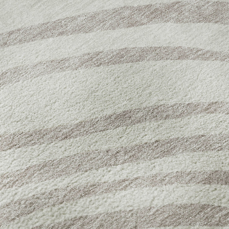 Premium Machine Washable Prisco Ivory Rug, Rectangle 9' x 12'