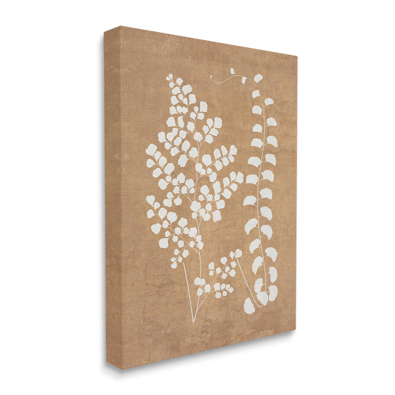 «Boho Garden Sprigs», art mural sur toile par GraffiTee Studios, H 30 po x l 24 po