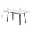 Stone Top Metal Base Dining Table-98536241