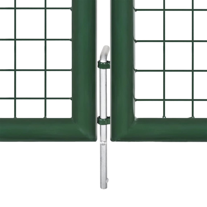 Jaydin 157' x 68.8' (4m x 1.8m) Metal Gate, Green