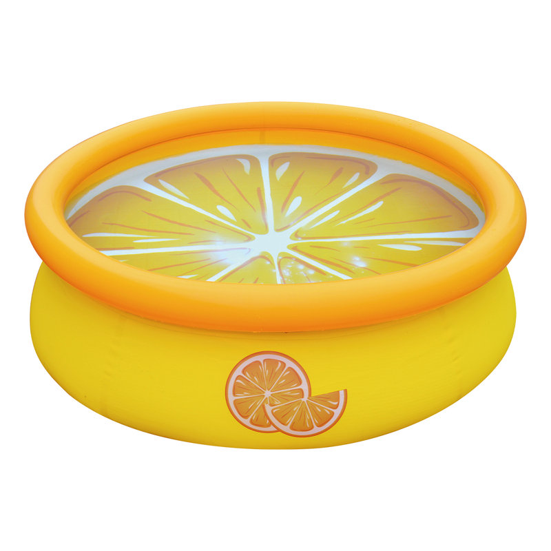 Plastic Round Inflatable Pool 10'' H x 12'' W x 12'' L
