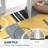 Washable Area Rug Modern Geometric Accent Rug, Non-Slip Contemporary Floor Mats, Stain-Resistant Soft Low Pile Indoor Carpet for Bedroom, Nursery, Living Room-1545379892-1551697581