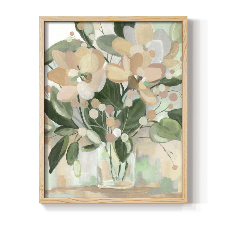 Tropical Sass Framed Print - Solid Wood, Natural, 11" H x 9" W