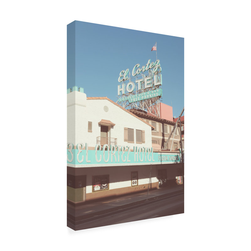 Art sur toile «bolologuf studio III Las Vegas Street Freemont», H 47 po x l 30 po