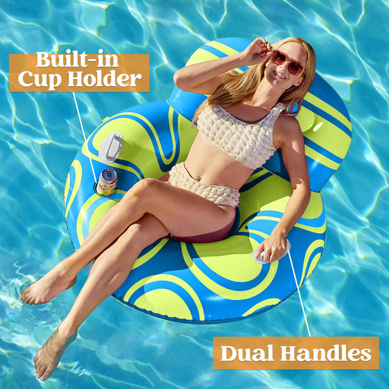 Sloosh Pool Lounger with Big Seatback Inflatables