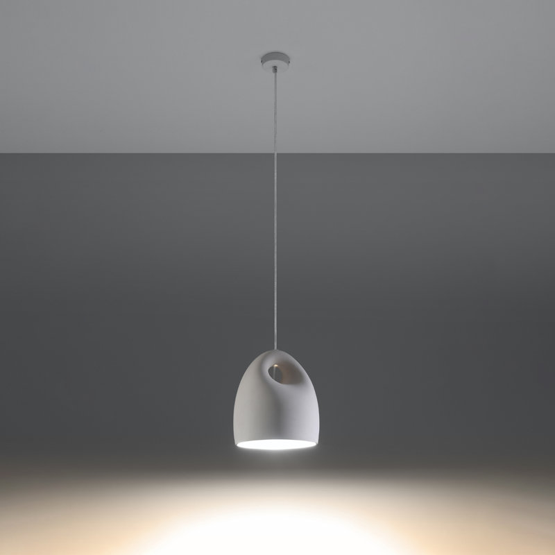 Bukano 1 - Light White Cylinder Pendant