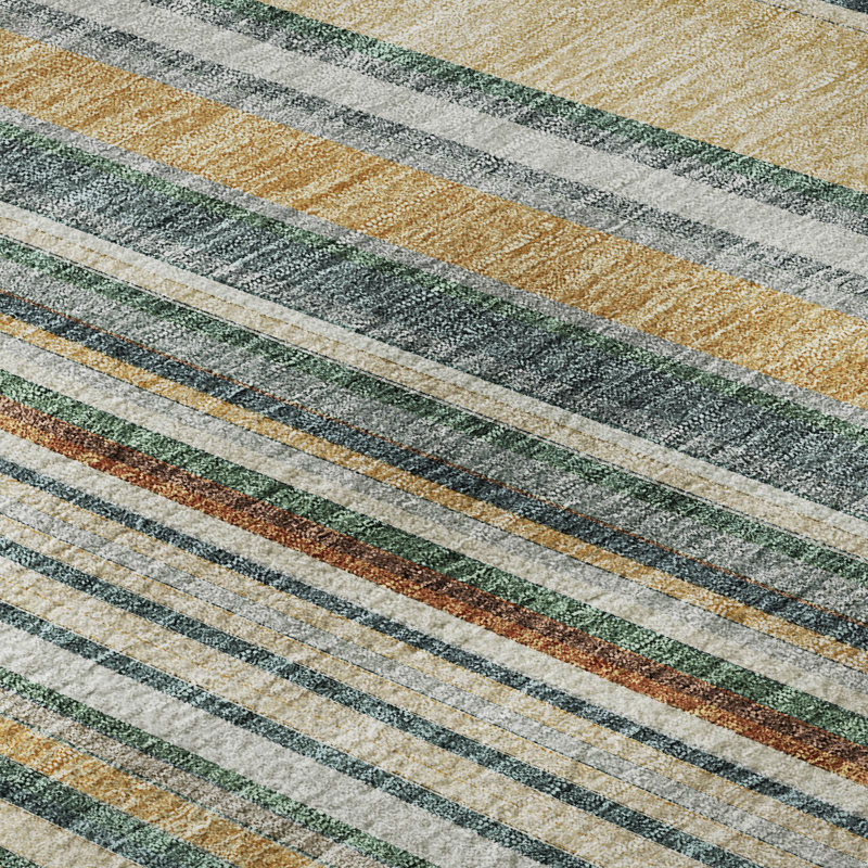 Premium Machine Washable Prisco Beige Rug, Rectangle 3' x 5'