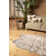 Laperle Gradient Chocolate Faux Sheepskin Fur Area Rug