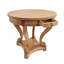 Charmante table ronde en bois de style campagnard pour différentes pièces