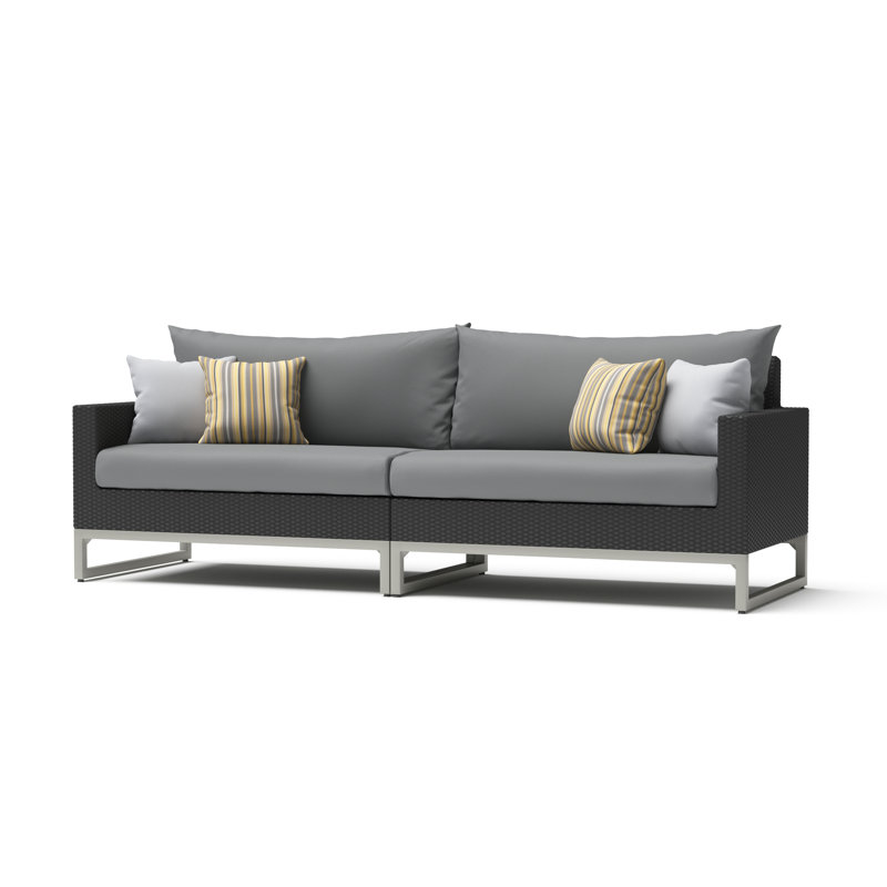 Milo Sunbrella Canapé - Gris anthracite, Brun, Gris